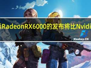 AMD暗示RadeonRX6000的发布将比Nvidia的推出更顺利
