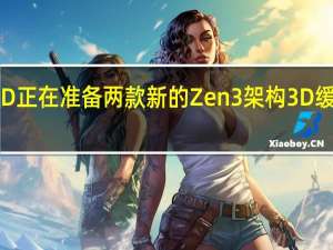 AMD正在准备两款新的Zen3架构 3D缓存处理器