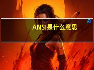 ANSI是什么意思