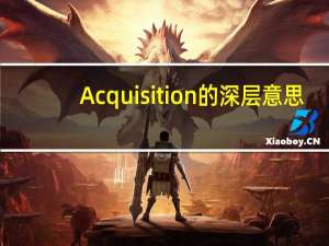 Acquisition的深层意思