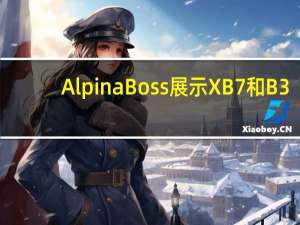 AlpinaBoss展示XB7和B3