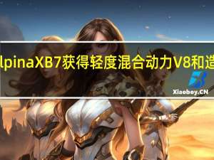AlpinaXB7获得轻度混合动力V8和造型更新