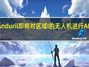 Anduril即将对区域I的无人机进行AI脑移植