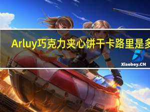 Arluy 巧克力夹心饼干卡路里是多少