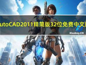 AutoCAD2011精简版 32位 免费中文版（AutoCAD2011精简版 32位 免费中文版功能简介）