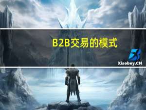 B2B交易的模式
