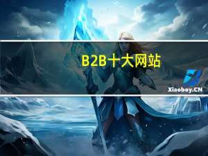 B2B十大网站