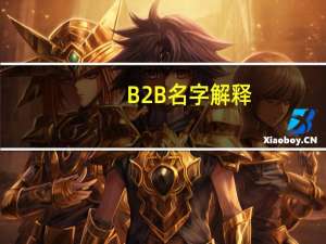 B2B名字解释
