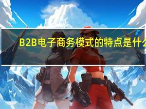 B2B电子商务模式的特点是什么