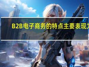 B2B电子商务的特点主要表现为