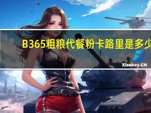 B365 粗粮代餐粉卡路里是多少
