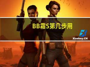 BB霜S第几步用