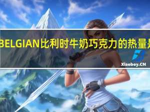 BELGIAN 比利时 牛奶巧克力的热量是多少