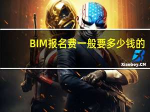 BIM报名费一般要多少钱的