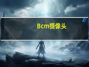 Bcm摄像头