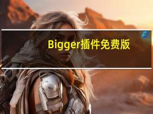 Bigger插件 免费版（Bigger插件 免费版功能简介）