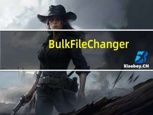 BulkFileChanger(批量更改文件属性) V1.50 绿色免费版（BulkFileChanger(批量更改文件属性) V1.50 绿色免费版功能简介）