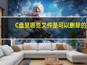 C盘里哪些文件是可以删除的（c盘里面哪些文件可以删除）
