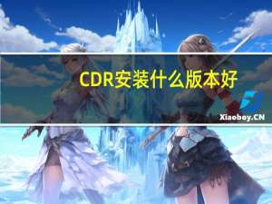 CDR安装什么版本好