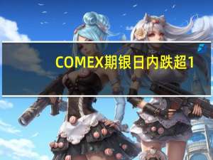 COMEX期银日内跌超1.00%现报21.21美元/盎司