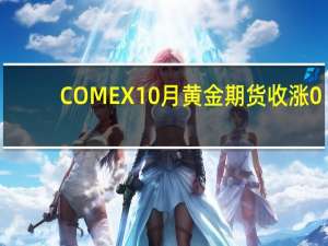COMEX 10月黄金期货收涨0.37%报1905.10美元/盎司COMEX 12月黄金期货收涨0.34%报1923.00美元/盎司
