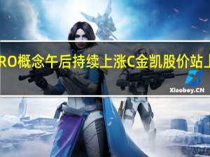 CRO概念午后持续上涨C金凯股价站上100元