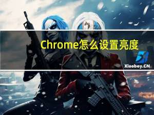 Chrome怎么设置亮度