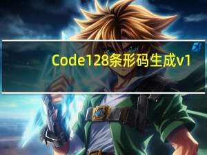 Code128条形码生成 v1.0 绿色免费版（Code128条形码生成 v1.0 绿色免费版功能简介）