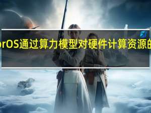 ColorOS通过算力模型对硬件计算资源的精准调度