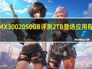 CrucialMX3002050GB评测2TB登场应用程式游戏通通装