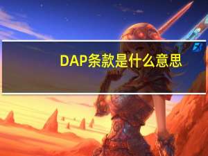 DAP条款是什么意思