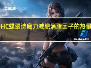 DHC 蝶翠诗 魔力减肥消脂因子的热量是多少