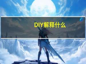 DIY解释什么