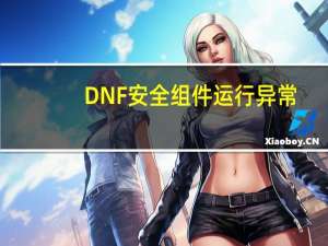 DNF安全组件运行异常（dnf客户端安全组件加载失败）