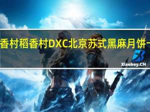 DXC稻香村 稻香村 DXC 北京苏式黑麻月饼卡路里是多少