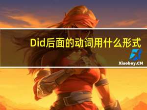 Did后面的动词用什么形式