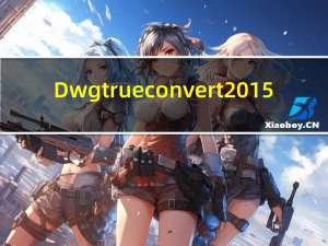 Dwg trueconvert 2015(CAD版本转换器) 中文免费版（Dwg trueconvert 2015(CAD版本转换器) 中文免费版功能简介）