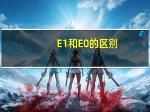 E1和E0的区别（e0和e1的区别）