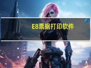 E8票据打印软件(万能票据打印软件) V9.16 简体破解版（E8票据打印软件(万能票据打印软件) V9.16 简体破解版功能简介）