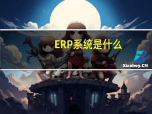 ERP系统是什么
