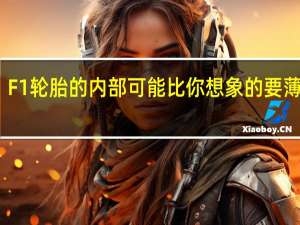 F1轮胎的内部可能比你想象的要薄很多