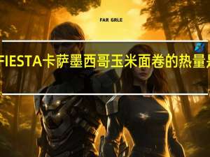 FIESTA卡萨 墨西哥玉米面卷的热量是多少