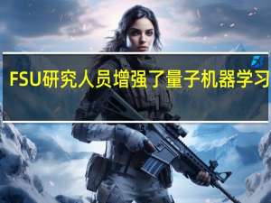 FSU研究人员增强了量子机器学习算法