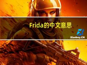 Frida的中文意思