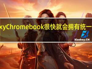 Galaxy Chromebook 很快就会拥有统一的应用商店