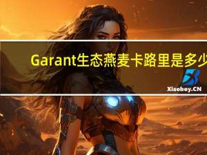 Garant 生态燕麦卡路里是多少