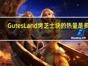 Gutes Land 烤芝士块的热量是多少