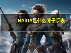 HAlDA是什么牌子手表