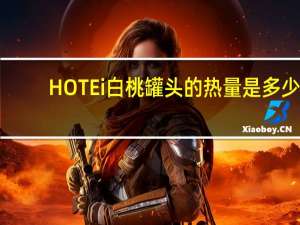 HOTEi 白桃罐头的热量是多少