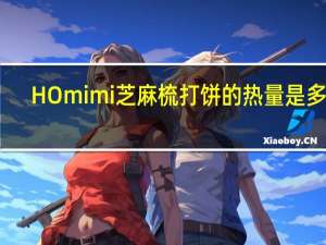 HO mimi 芝麻梳打饼的热量是多少